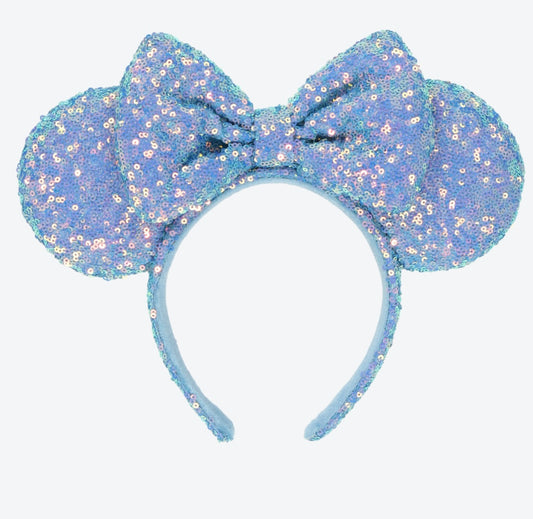 Tokyo Disney Resort - Blue Sequin - Minnie Ears