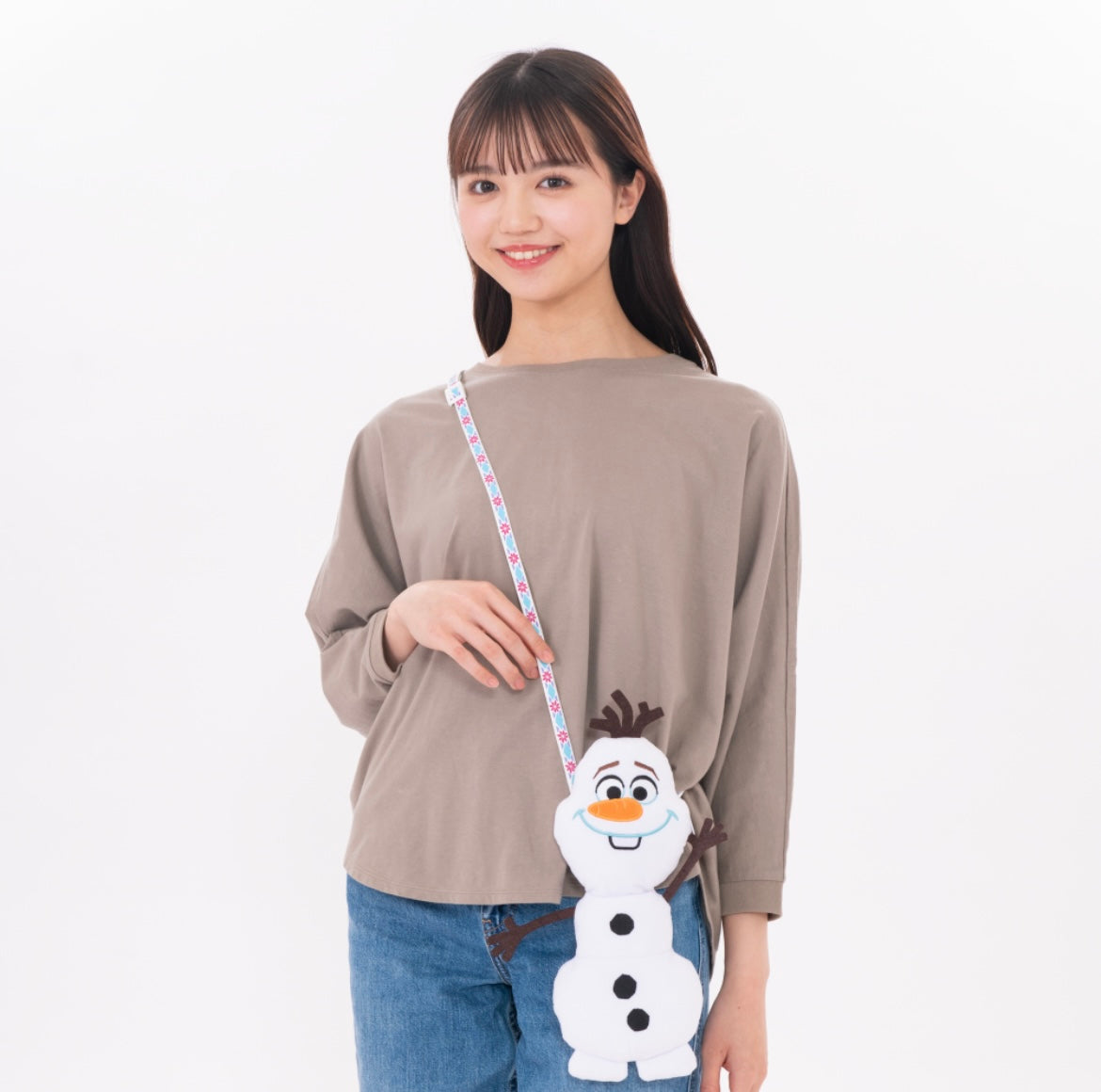 Tokyo Disney Resort - Fantasy Springs - Frozen - Olaf - Plush Bag