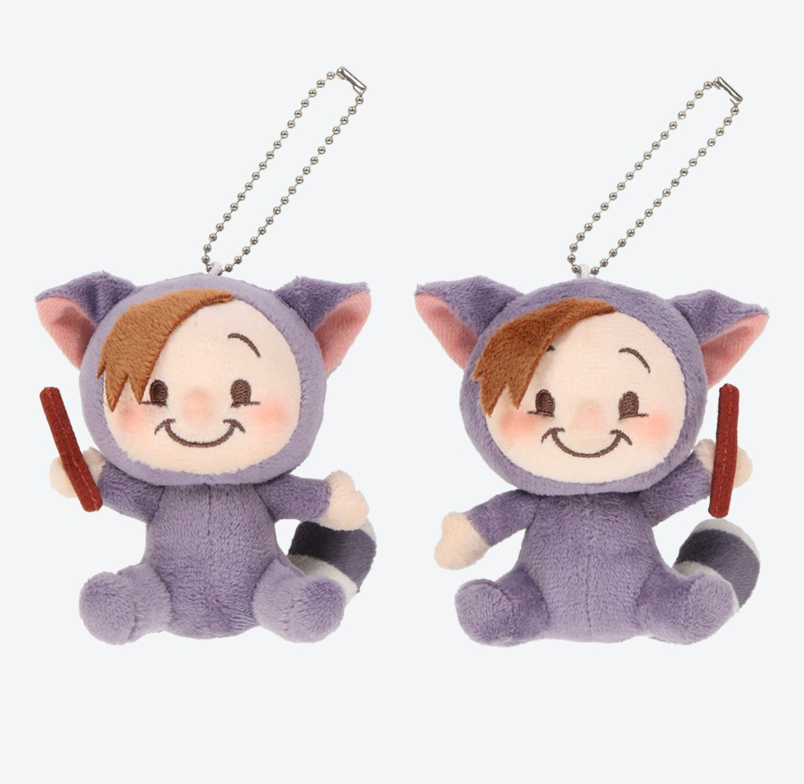 Tokyo Disney Resort - Fantasy Springs - Peter Pan - Lost Boys - 2 Set Plush Keychain