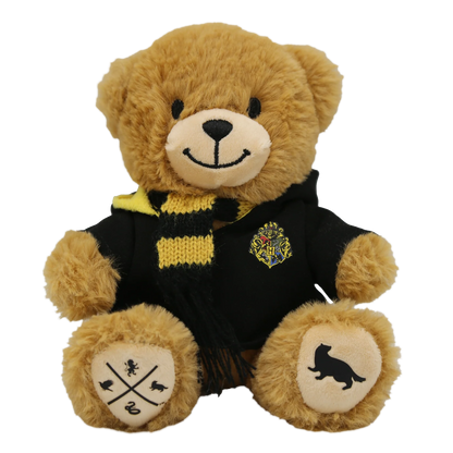 Harry Potter Japan - Hufflepuff Logo Bear - Plush Toy
