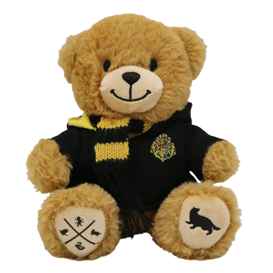 Harry Potter Japan - Hufflepuff Logo Bear - Plush Toy
