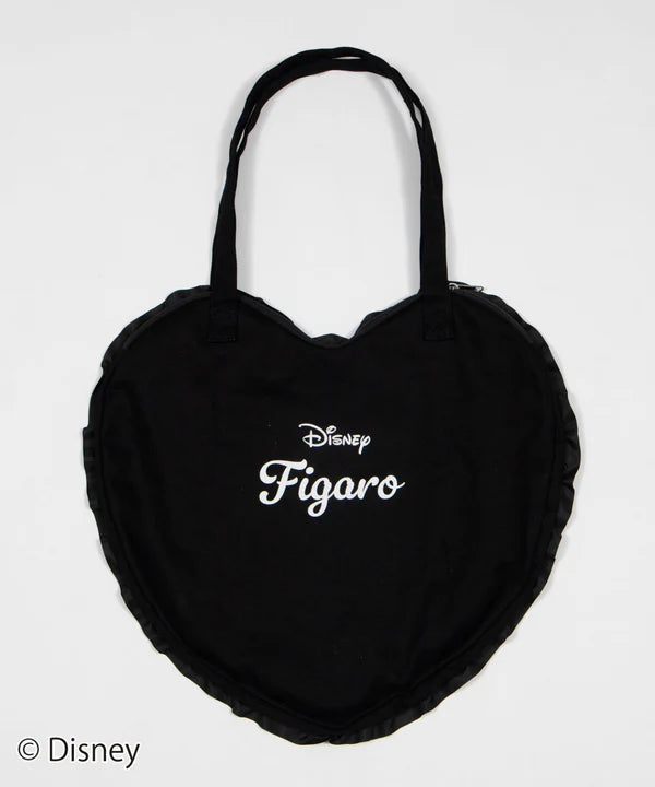 Disney Japan x WEGO - Figaro - Pinocchio - Frill Heart Tote Bag