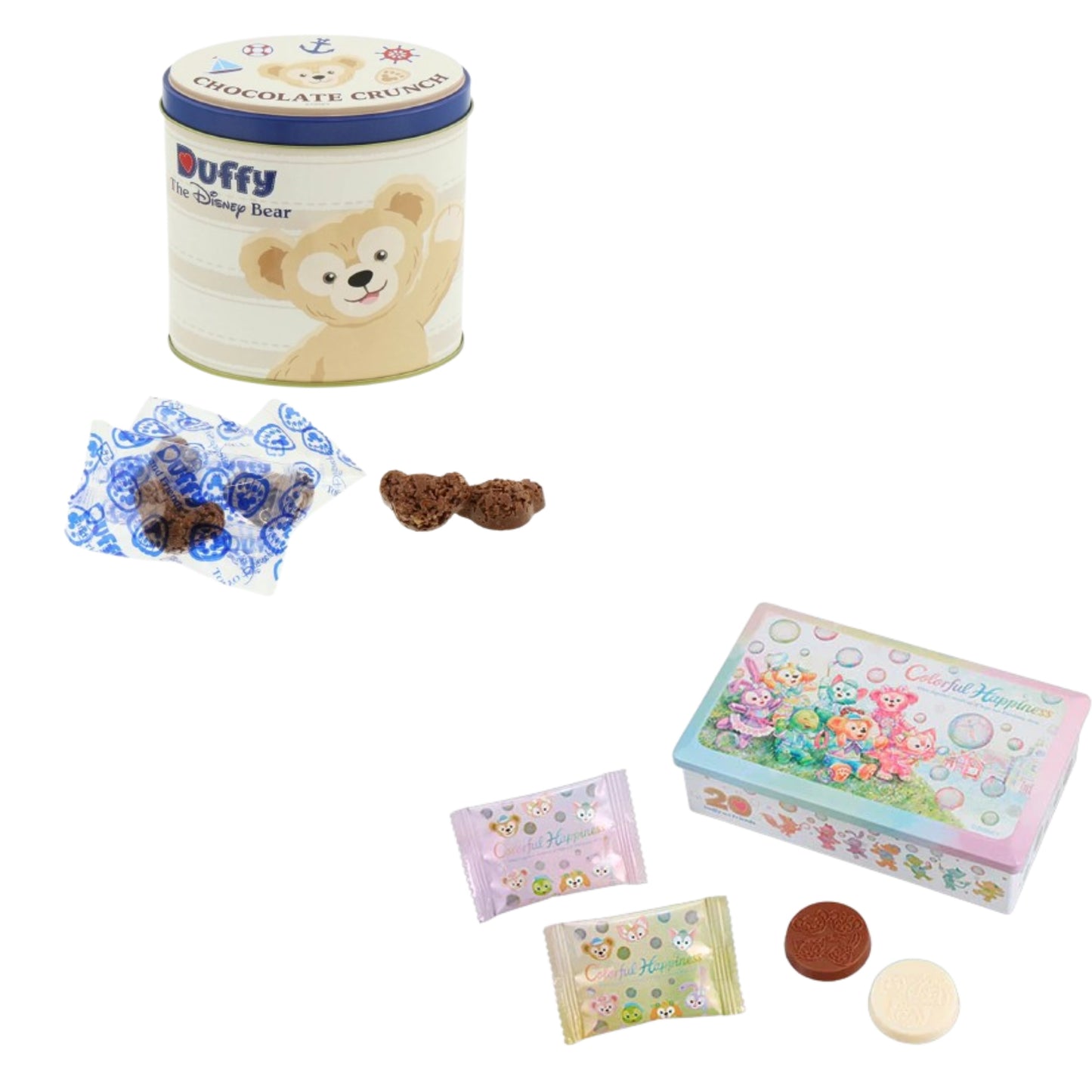 Duffy & Friends - Souvenir Tin - Snack Bundle
