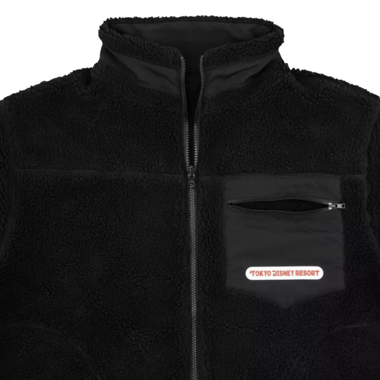 Tokyo Disney Resort - Black Fluffy Unisex Jacket