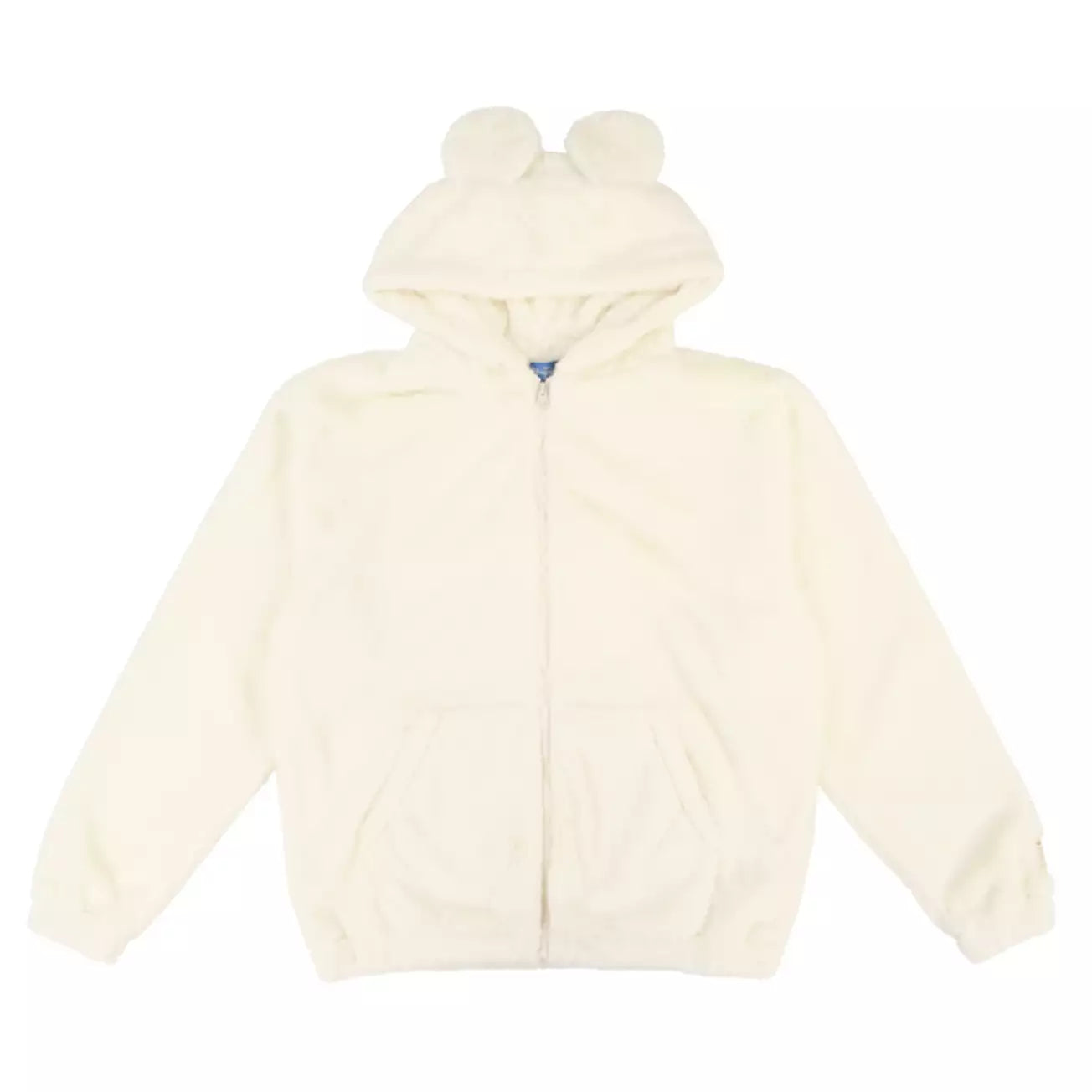 Tokyo Disney Resort - Mickey Mouse - Oversized Unisex Fur Hoodie with Ears (cream)
