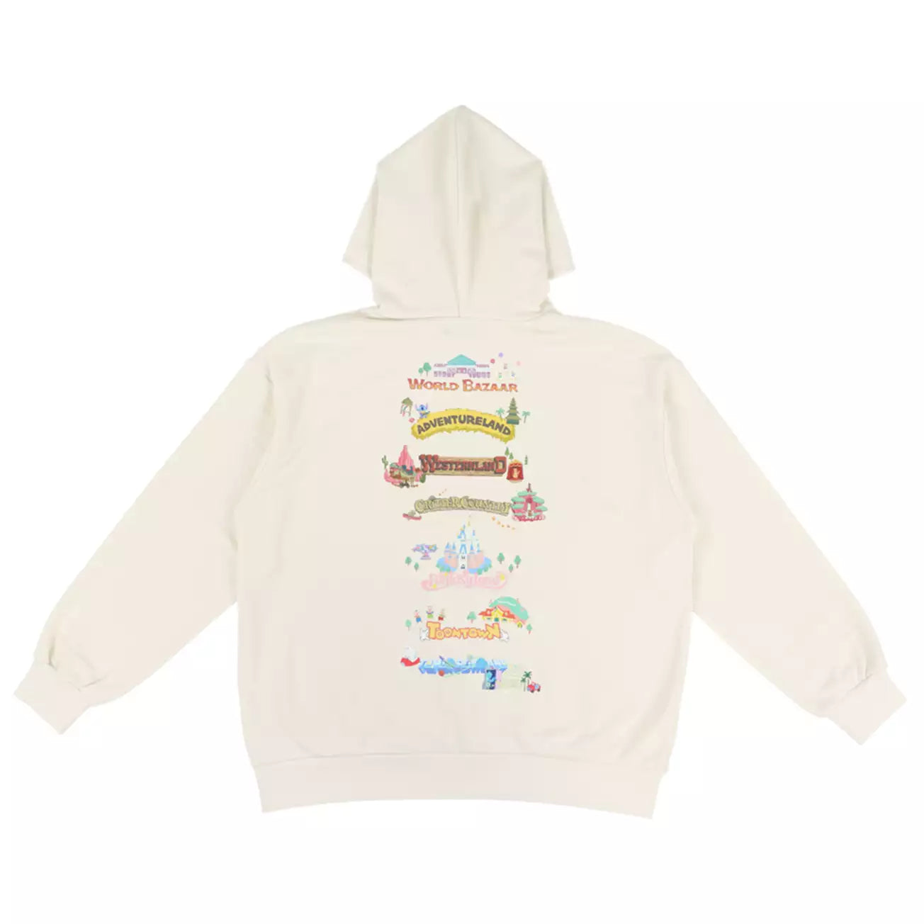 OCT 2 PREORDER - Tokyo Disney Resort - Disneyland Park Lands - Unisex Hoodie