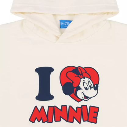 OCT 2 PREORDER - Tokyo Disney Resort - I Love Minnie - Oversized Unisex Hoodie with Ears