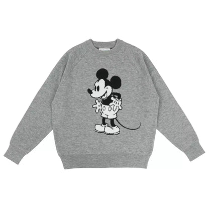 OCT 22 PREORDER - Tokyo Disney Resort - Mickey Mouse - Grey Knit Unisex Sweater