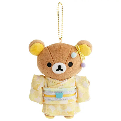 Sanrio Japan (San-X) - Rilakkuma Collectible Plush Keychain (Kimono & Rilakkuma)