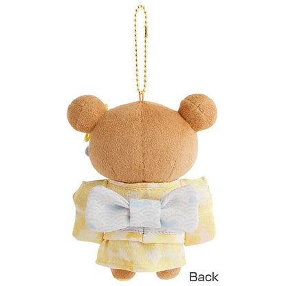 Sanrio Japan (San-X) - Rilakkuma Collectible Plush Keychain (Kimono & Rilakkuma)