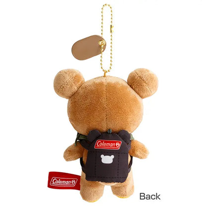 AUG 3 PREORDER - Sanrio Japan (San-X) - Plush Keychain (Coleman x Rilakkuma)