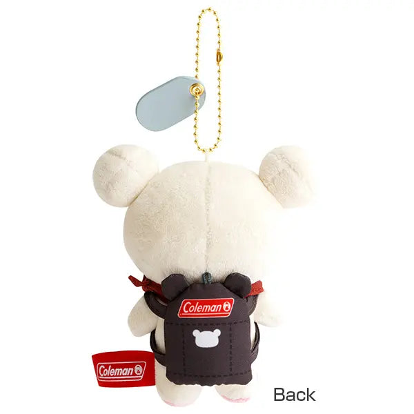 AUG 3 PREORDER - Sanrio Japan (San-X) - Plush Keychain (Coleman x Korilakkuma)