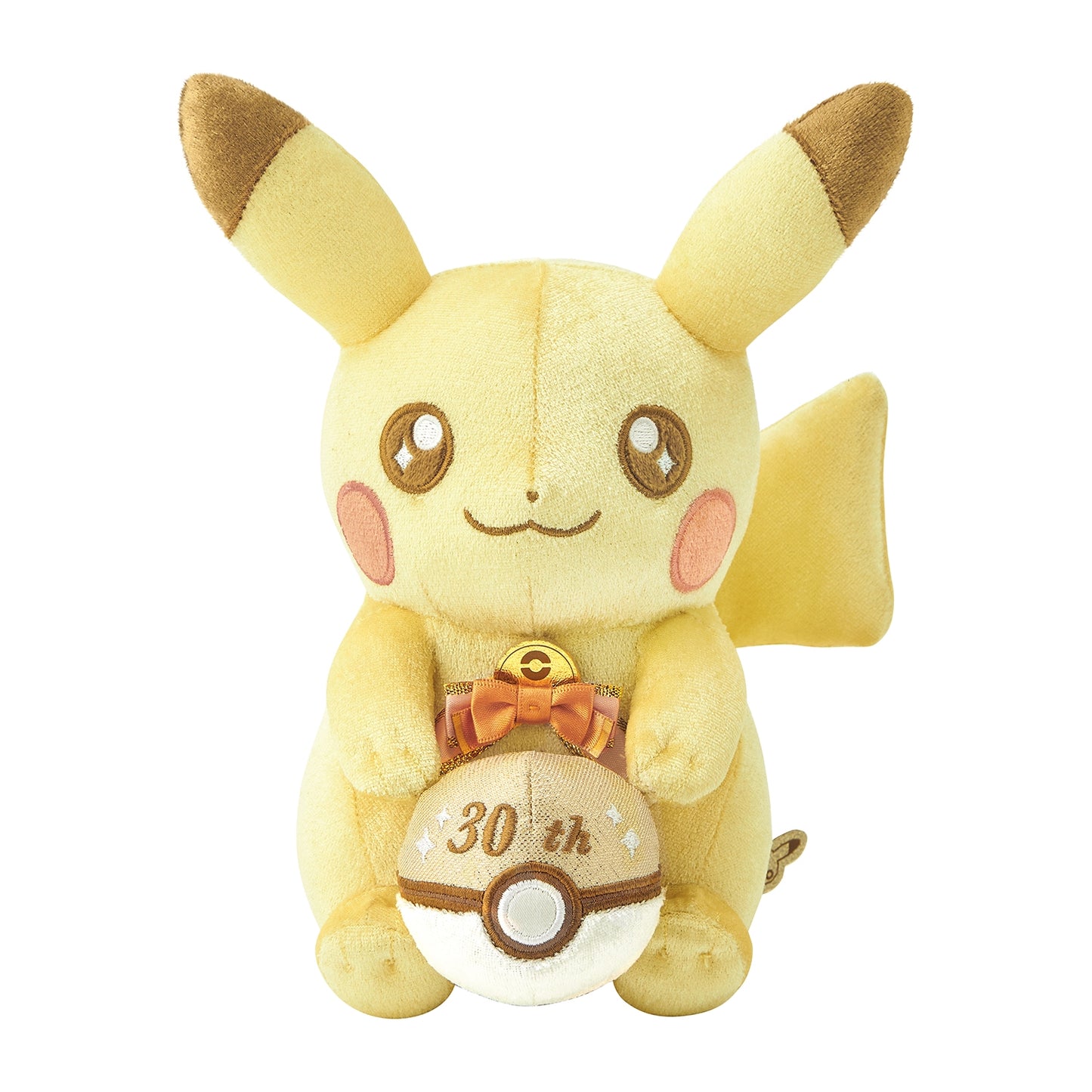 MARCH 12 PREORDER - Japan Pokemon Center Original - 30th Anniversary Plush Toy Shiny! Pikachu