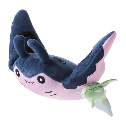 Japan Pokemon Center Original - Flap, flap! - Mantine Stuffed Toy