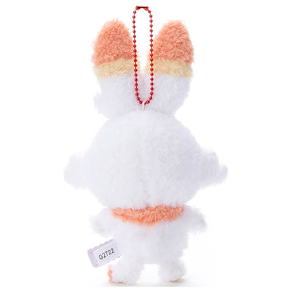 Japan Pokemon Center - PokePeace - Scorbunny - Plush Keychain