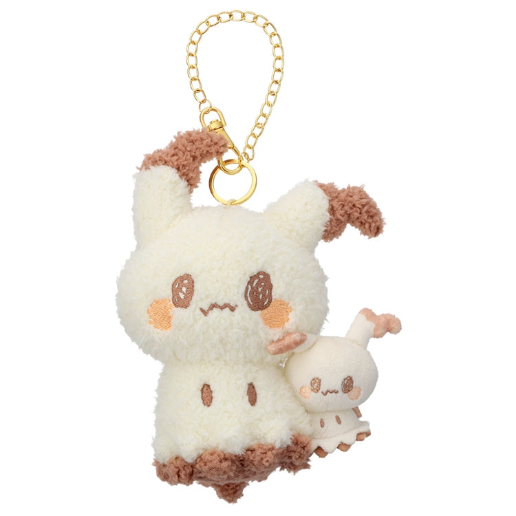 Japan Pokemon Center - PokePeace - Plush Keychain (Together Version) - Mimikyu
