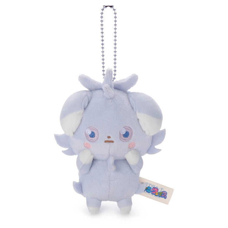 Japan Pokemon Center - PokePeace - Funny Face Espurr - Plush Keychain