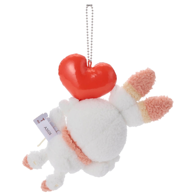 Japan Pokemon Center - PokePeace -  Mellow Heart - Plush Keychain - Scorbunny