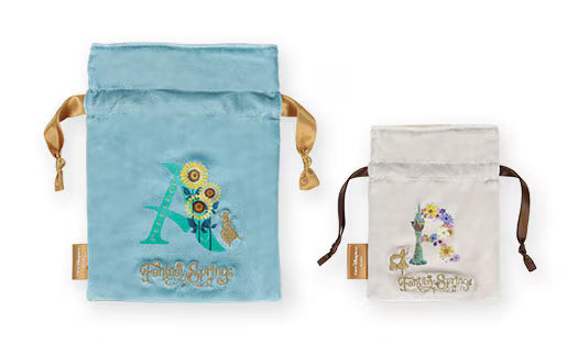 Tokyo Disney Resort - Funderful Disney Fan Club Limited - Fantasy Springs - Drawstring Bag 2 Set