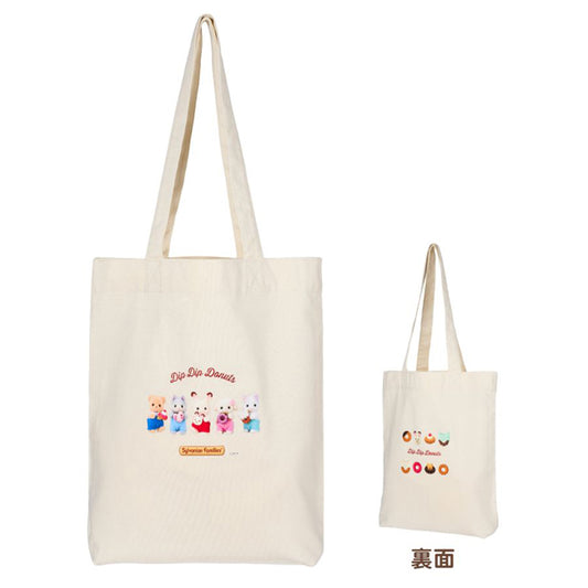 MAY 16 PREORDER - Sylvanian Families Japan - Donut Tote Bag