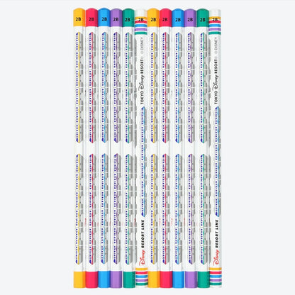 11 DEC PREORDER - Tokyo Disney Resort - Disney Resort Line (Monorail) - 2B Pencil Set - 12 Pieces
