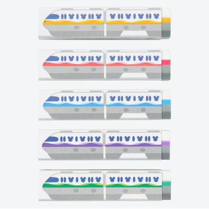 11 DEC PREORDER - Tokyo Disney Resort - Disney Resort Line (Monorail) - Eraser Set - 5 Pieces