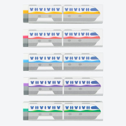 11 DEC PREORDER - Tokyo Disney Resort - Disney Resort Line (Monorail) - Eraser Set - 5 Pieces