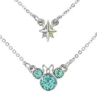 NOV 25 PREORDER - Disneysea 25th Anniversary - Sparkling Jubilee x Swarovski - Mickey Mouse Necklace