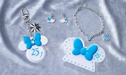NOV 25 PREORDER - Disneysea 25th Anniversary - Sparkling Jubilee x Swarovski - Minnie Mouse Hair Clip