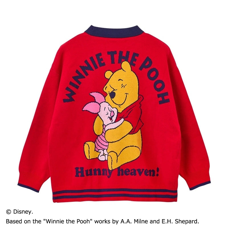 Disney Japan x PLAZA - Pooh & Piglet - Knit Cardigan