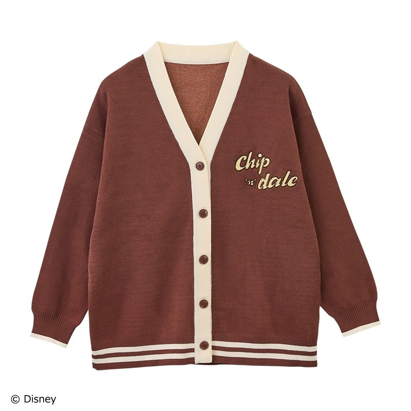 Disney Japan x PLAZA - Chip & Dale - Knit Cardigan