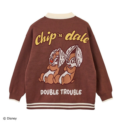 Disney Japan x PLAZA - Chip & Dale - Knit Cardigan