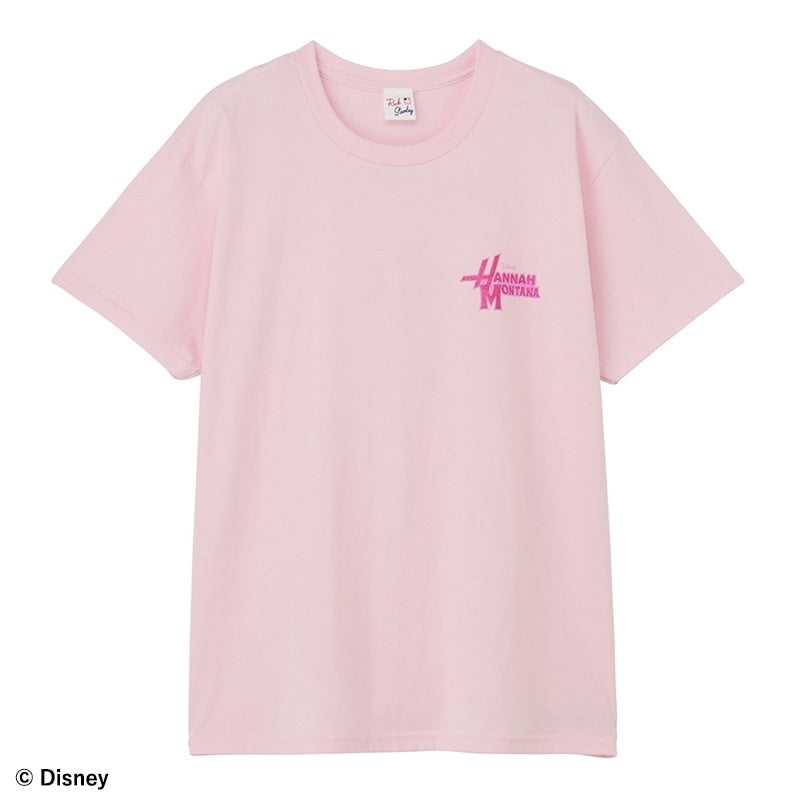 Disney Japan x PLAZA - Hannah Montana - Oversized Pink T-Shirt - World Tour