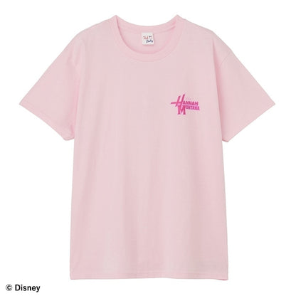 Disney Japan x PLAZA - Hannah Montana - Oversized Pink T-Shirt - World Tour