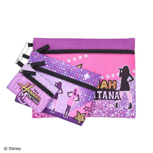 Disney Japan x PLAZA - Hannah Montana - Triple Pouch Set