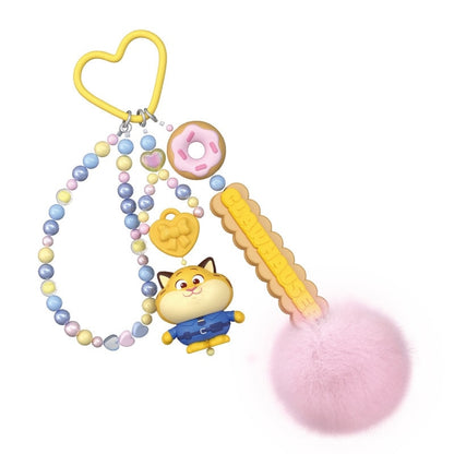 Disney Japan x PLAZA - Zootopia - BLOKEES Daadoos Art Series 01 Cotton Candy Adventures - Keychain Blind Box
