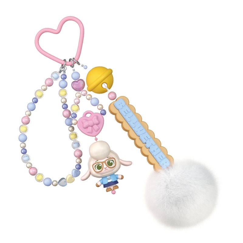 Disney Japan x PLAZA - Zootopia - BLOKEES Daadoos Art Series 01 Cotton Candy Adventures - Keychain Blind Box