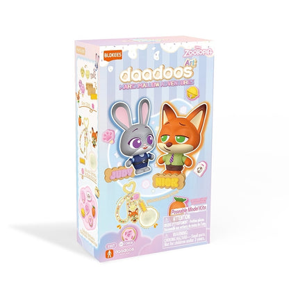 Disney Japan x PLAZA - Zootopia - BLOKEES Daadoos Art Series 01 Cotton Candy Adventures - Keychain Blind Box