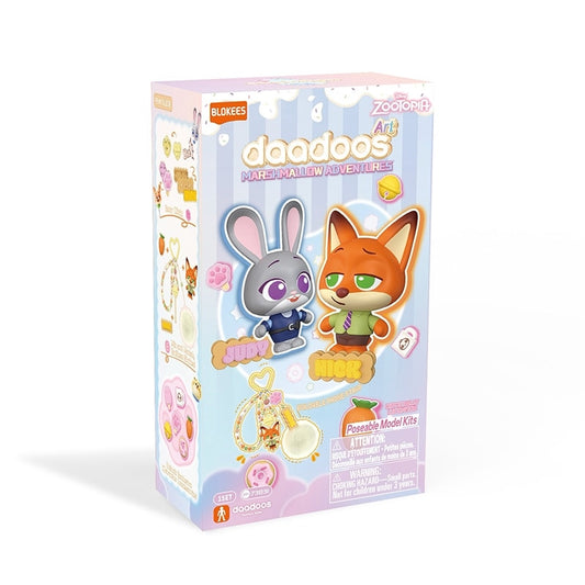 Disney Japan x PLAZA - Zootopia - BLOKEES Daadoos Art Series 01 Cotton Candy Adventures - Keychain Blind Box