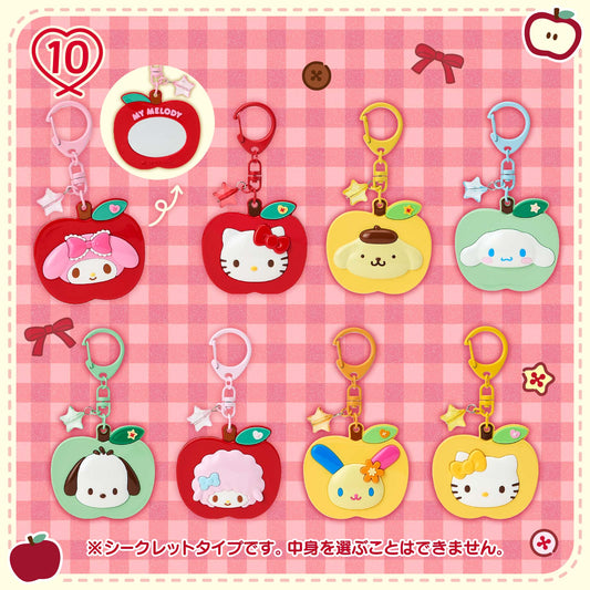 SEPT 9 PREORDER - Sanrio Japan - Autumn Apple Design - Mirror Keychain Blind Box