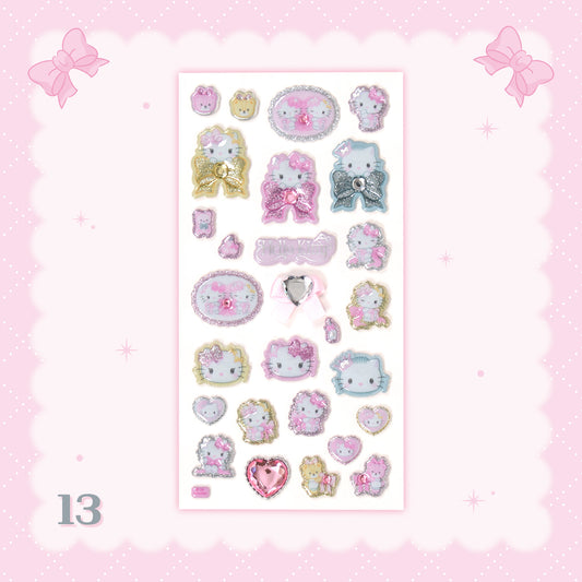 OCT 29 PREORDER - Sanrio Japan - Favorite Design Series -  Hello Kitty - Stone-Embellished Stickers