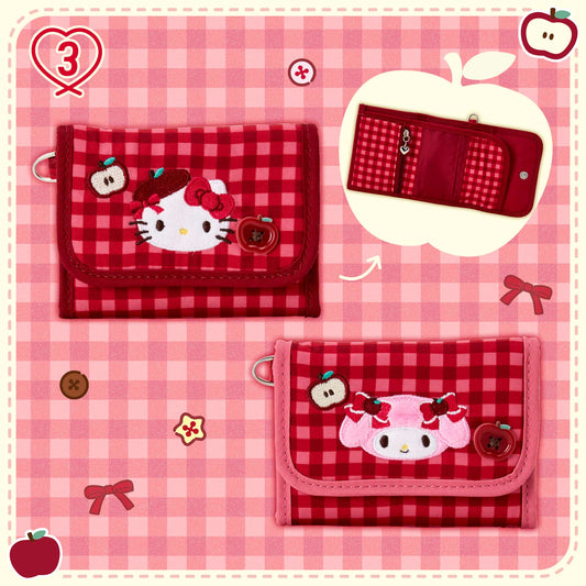 SEPT 9 PREORDER - Sanrio Japan - Autumn Apple Design - Wallet