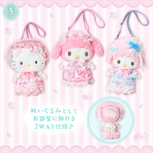 SEPT 3 PREORDER - Sanrio Japan - Fairytale Party Design - Plush Shoulder Bags
