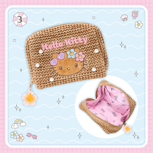 AUG 26 PREORDER - Sanrio Japan - Sparkling Summer Pool Series - Basket Pouch