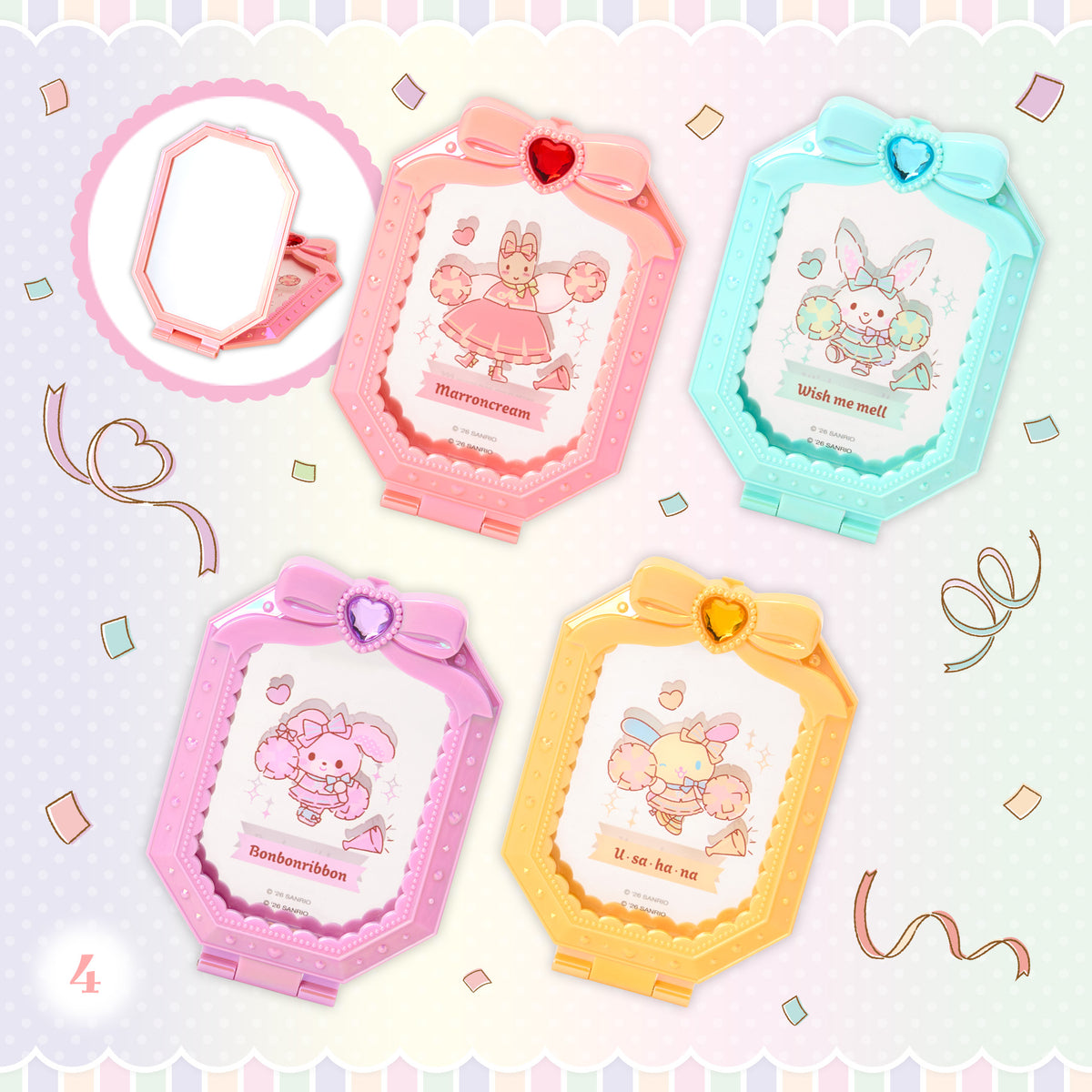 SEPT 16 PREORDER - Sanrio Japan - Cheer Tales - Mirrors