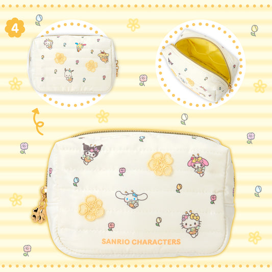 MARCH 4 PREORDER - Sanrio Japan - Pouch (Flower-loving bee)