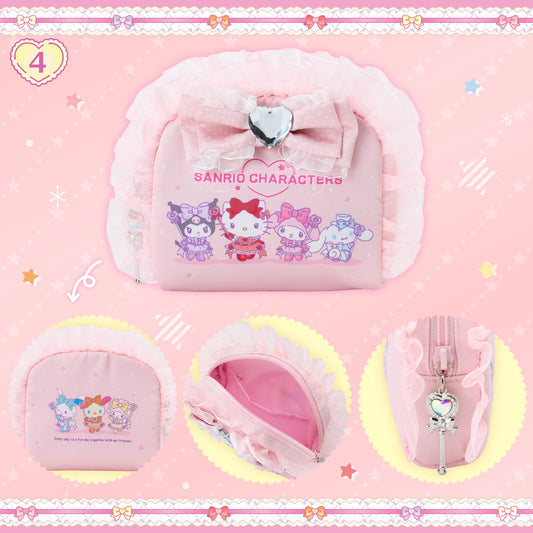JUNE 10 PREORDER - Sanrio Japan - Colorful Dress Design - Pouch