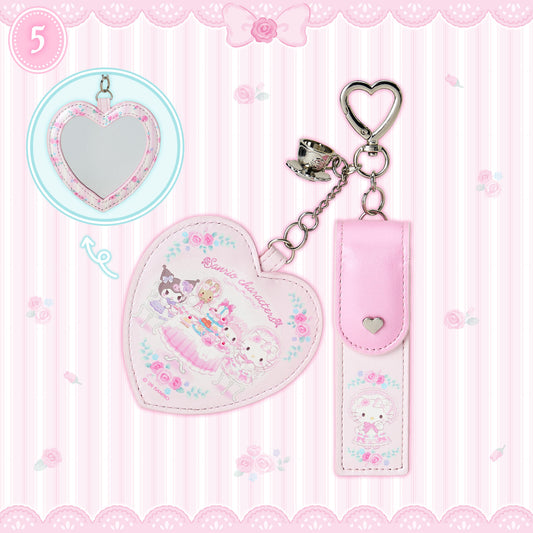 SEPT 3 PREORDER - Sanrio Japan - Fairytale Party Design - Lip Case & Mirror Keychain