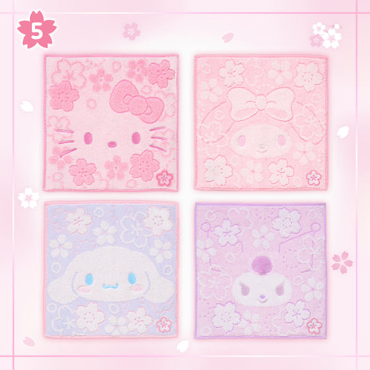 FEB 12 PREORDER - Sanrio Japan - Sakura 2026 - Mini Towels (all characters)