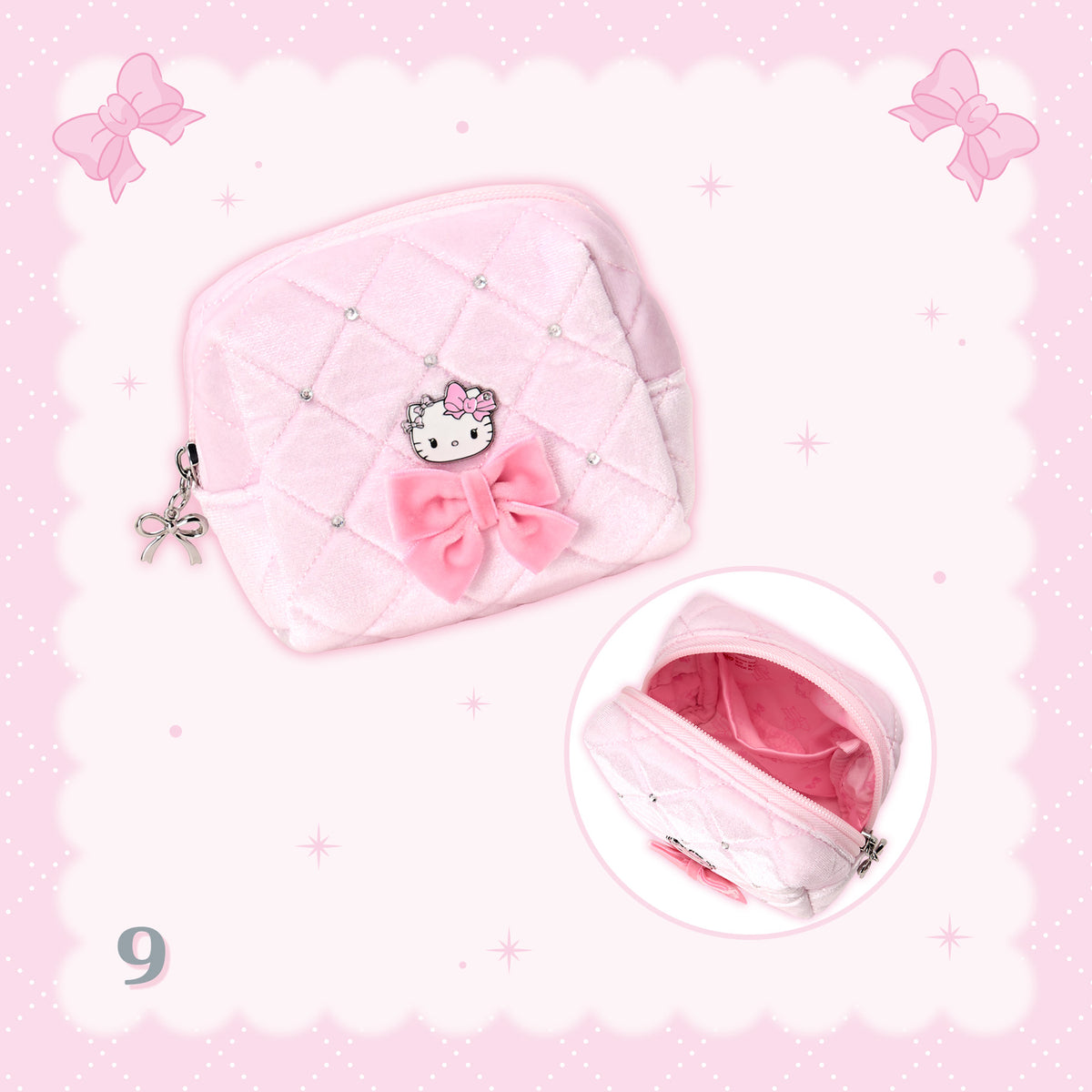 OCT 29 PREORDER - Sanrio Japan - Favorite Design Series -  Hello Kitty Pouch